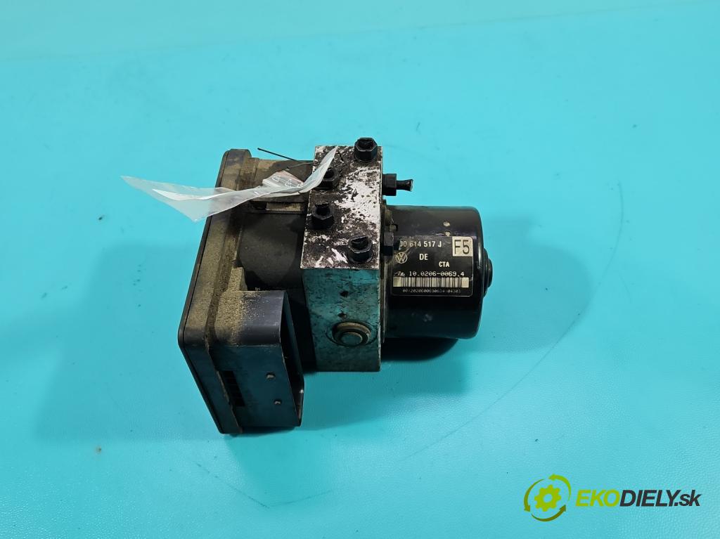 Vw Golf IV 1997-2003 1.9 tdi 101 HP manual 74 kW 1896 cm3 5- čerpadlo abs 1J0614517J (Pumpa ABS)