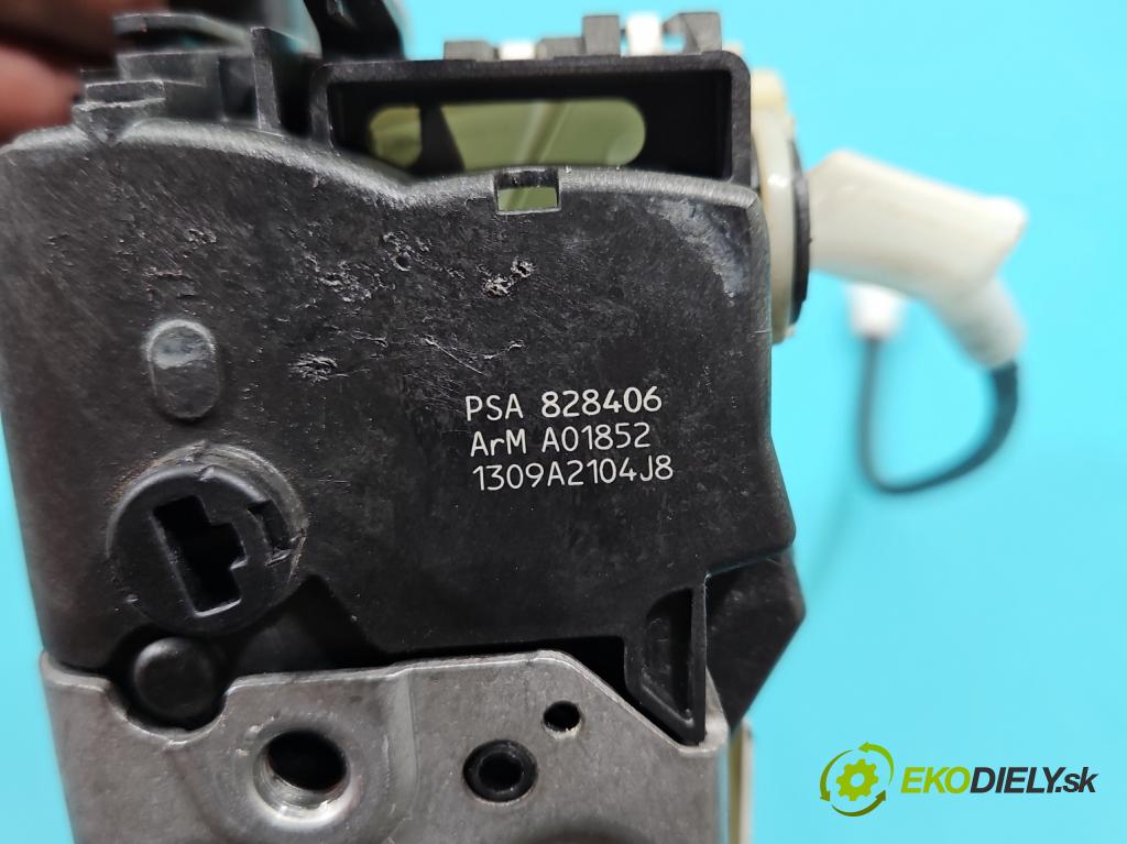 Peugeot Partner II 2008-2018 1.6 hdi 90 hp manual 66,2 kW 1560 cm3 5- zámek přední levý 828406