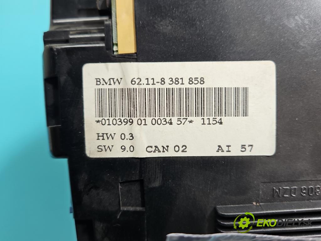 Bmw 3 E36 1991-2000 1.9 105 HP manual 77 kW 1895 cm3 3- prístrojovka/ budíky 8381858 (Prístrojová doska)