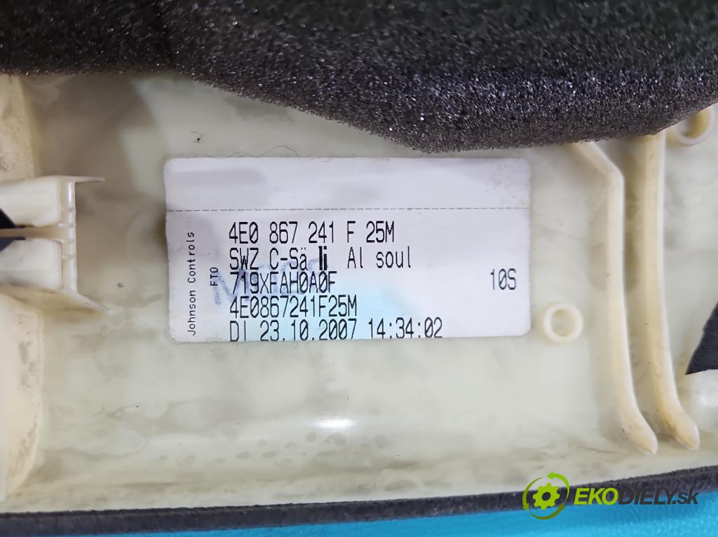 Audi A8 D3 2002-2009 21 EL / ALCANTARA / model krátka x4