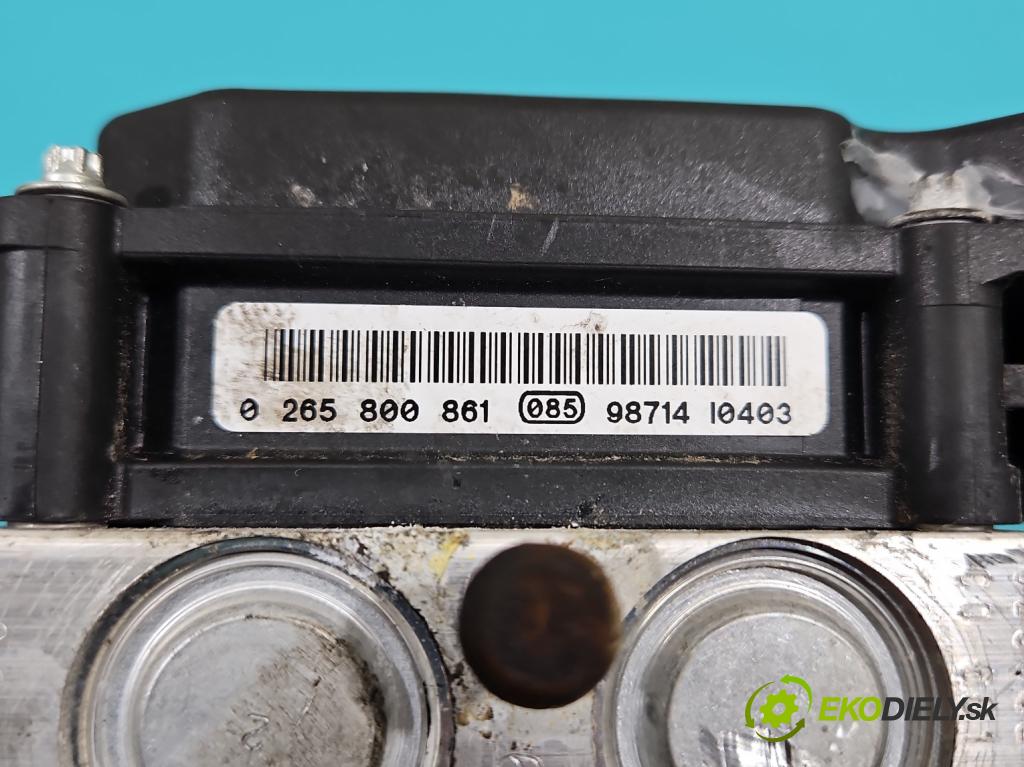 Peugeot Partner II 2008-2018 1.6 hdi 90 HP manual 66,2 kW 1560 cm3 5- čerpadlo abs 0265232398 (Pumpa ABS)