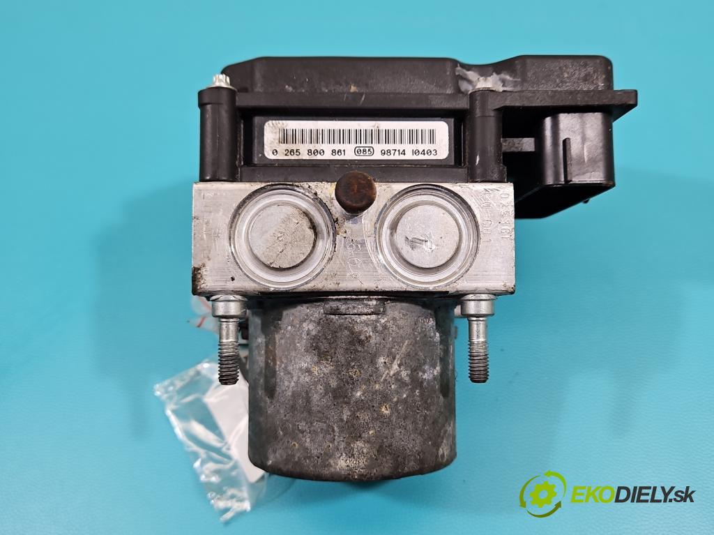 Peugeot Partner II 2008-2018 1.6 hdi 90 HP manual 66,2 kW 1560 cm3 5- čerpadlo abs 0265232398 (Pumpa ABS)