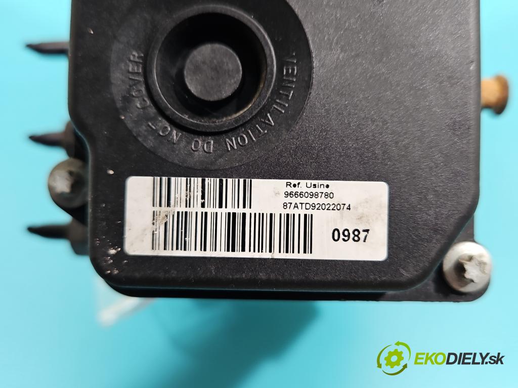 Peugeot Partner II 2008-2018 1.6 hdi 90 HP manual 66,2 kW 1560 cm3 5- čerpadlo abs 0265232398 (Pumpa ABS)