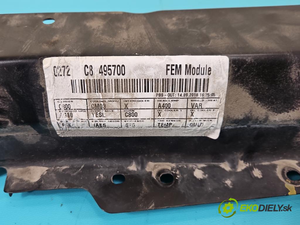 Hyundai i20 II 2014 -2020 1.2 16V 84KM manual 61,8 kW 1248 cm3 5- stěna přední  (Výztuhy přední)