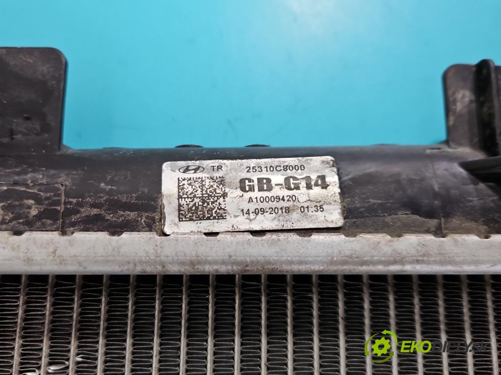 Hyundai i20 II 2014 -2020 1.2 16V 84KM manual 61,8 kW 1248 cm3 5- chladič voda: 25310C8000 (Chladič vody)