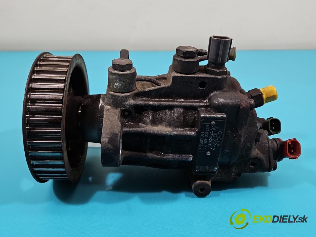 Toyota Corolla E12 2001-2009 2.0 D4D 110 HP manual 81 kW 1975 cm3 4- čerpadlo vstrekovacia 22100-27010 (Vstrekovacie čerpadlo)