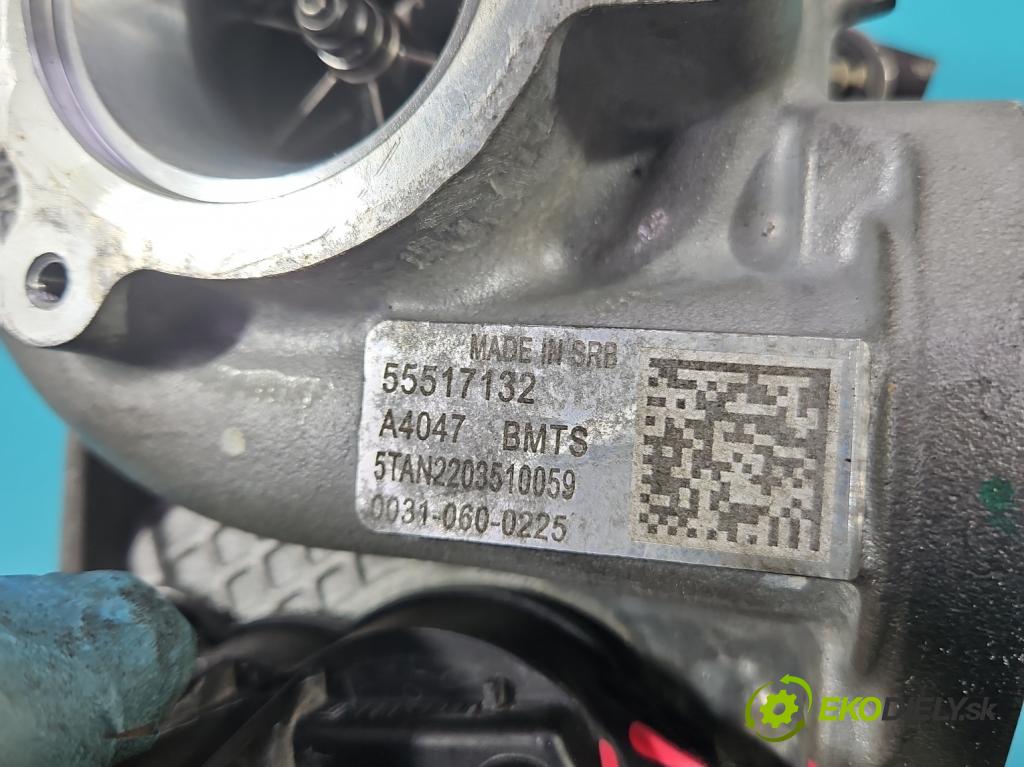 Opel Insignia B 2017-2022 2.0 cdti 174 hp automatic 128 kW 1995 cm3 5- Turbodmychadlo 55517132 (Turbodúchadla (kompletní))