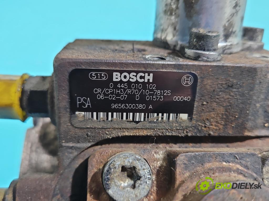 Peugeot Partner II 2008-2018 1.6 hdi 90 HP manual 66,2 kW 1560 cm3 5- čerpadlo vstrekovacia 0445010102 (Vstrekovacie čerpadlo)