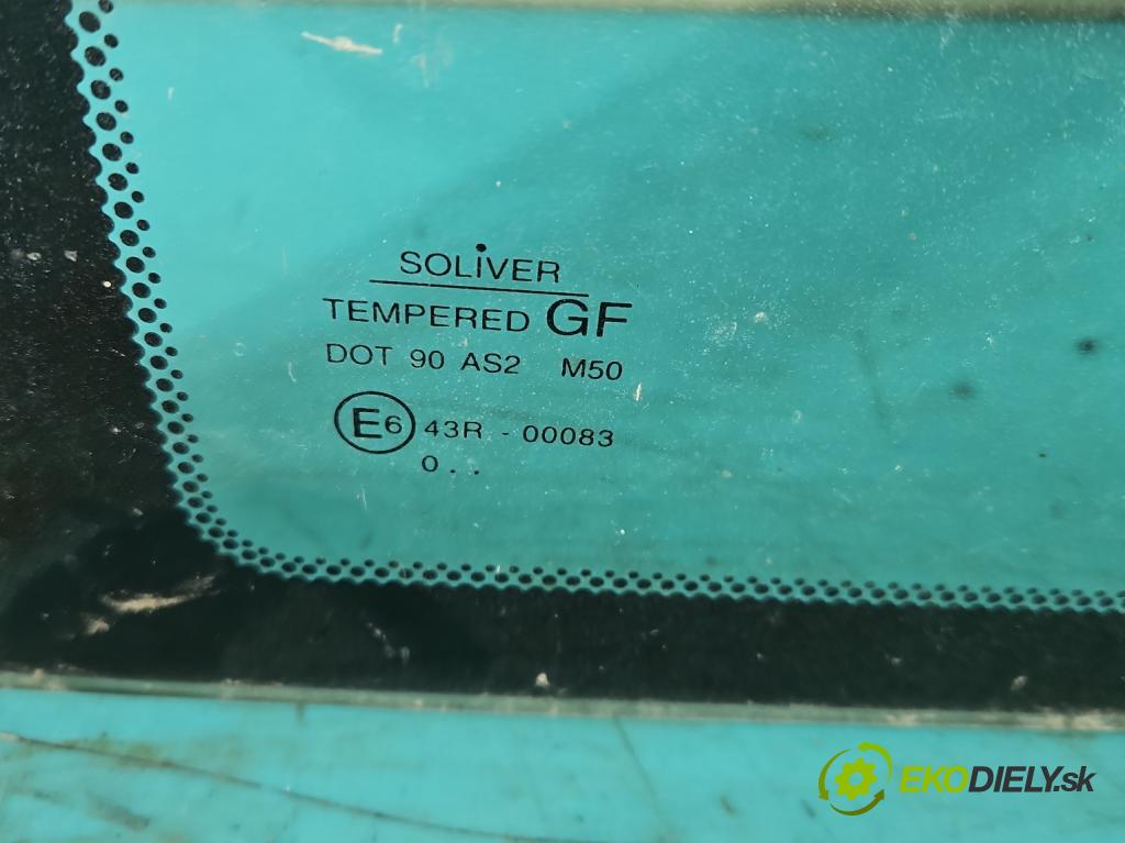 Opel Frontera B 1998-2004 2.2 16V 136 HP manual 100 kW 2198 cm3 5- sklo zadná  (Sklo zadné)