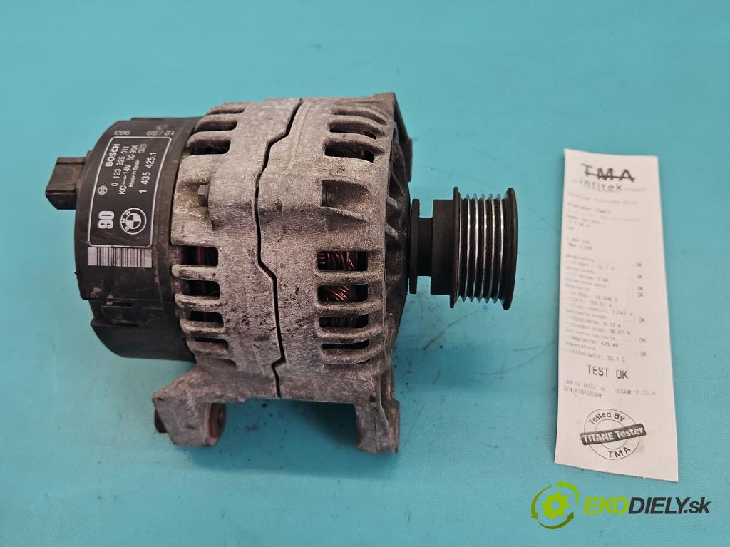 Bmw 3 E36 1991-2000 1.9 105 HP manual 77 kW 1895 cm3 3- Alternator 0123325011 (Alternátor)