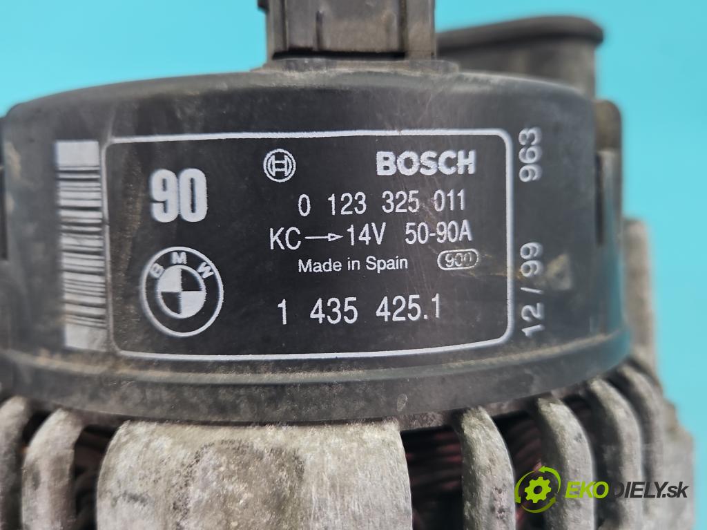 Bmw 3 E36 1991-2000 1.9 105 HP manual 77 kW 1895 cm3 3- Alternator 0123325011 (Alternátor)