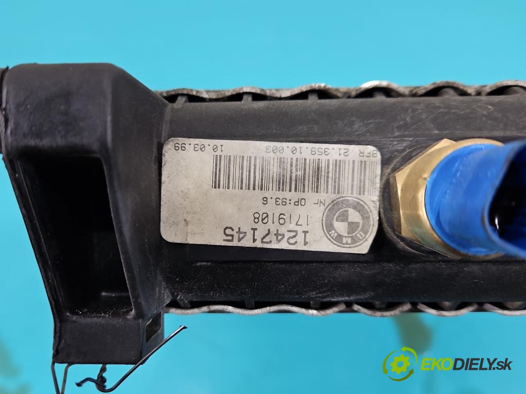 Bmw 3 E36 1991-2000 1.9 105 hp manual 77 kW 1895 cm3 3- Chladič vody 1247145 (Chladiče vody)