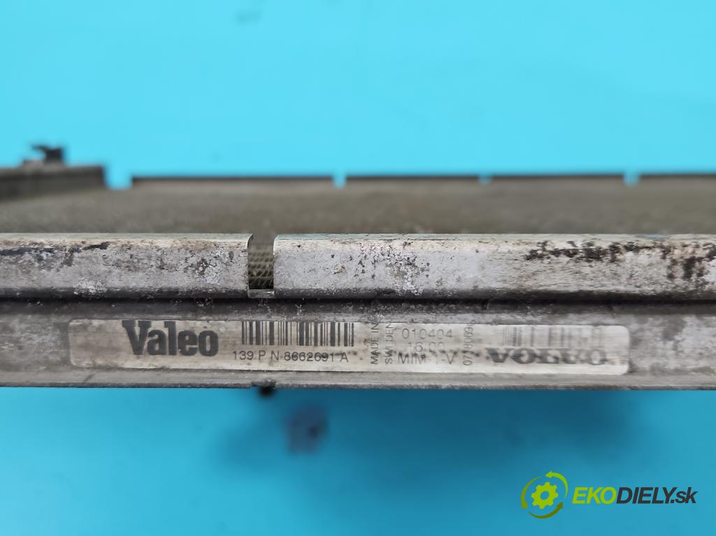 Volvo S80 I 1998-2006 2.4 20V 170 hp automatic 125 kW 2435 cm3 4- Chladič vody 8662691A (Chladiče vody)