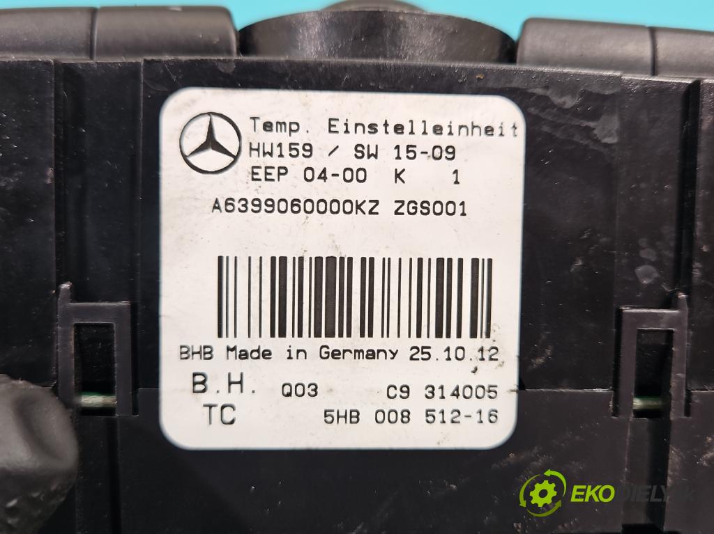 Mercedes Vito W639 2003-2014 2,2.0 cdi (651900) 136 HP manual 100 kW 2143 cm3 5- panel kúrenia A6399060000KZ
