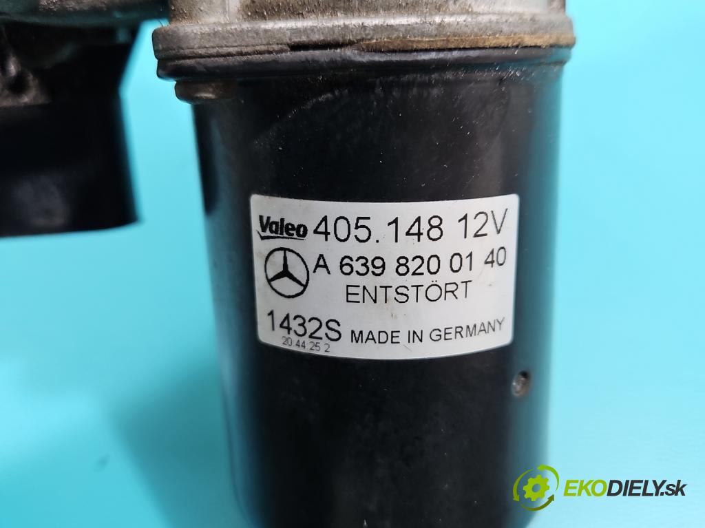 Mercedes Vito W639 2003-2014 2,2.0 cdi (651900) 136hp manual 100 kW 2143 cm3 5- motor stěračů přední A6398200140