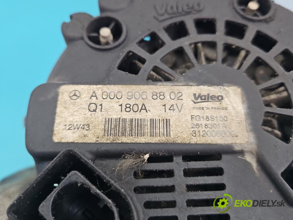 Mercedes Vito W639 2003-2014 2,2.0 cdi (651900) 136 HP manual 100 kW 2143 cm3 5- Alternator A0009068802 (Alternátor)
