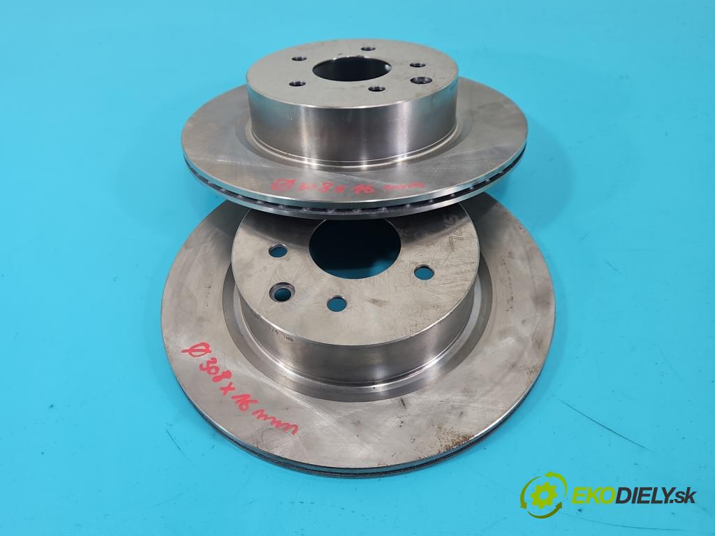 Nissan Murano Z50 2003-2008 3.5 V6 234KM automatic 172 kW 3498 cm3 5- Štíty: brzdové zadné