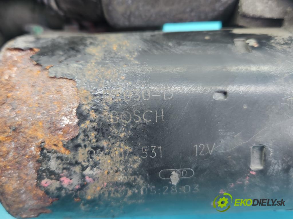 Toyota Auris II 2012-2018 1.6 16V 132 HP manual 97 kW 1598 cm3 5- štartér 0001107531 (Štartér)