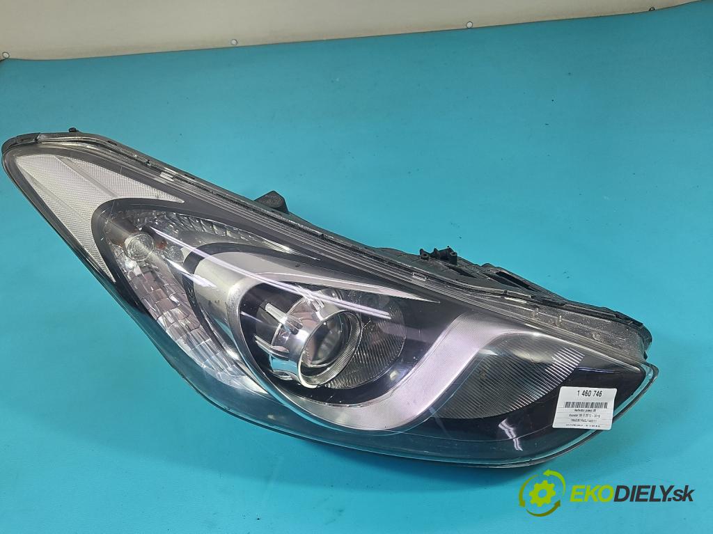 Hyundai I30 II 2012-2016 1.4 crdi 90 HP manual 66 kW 1396 cm3 5- Reflektor: pravý 92102-A6000 (Svetlo predné pravé)