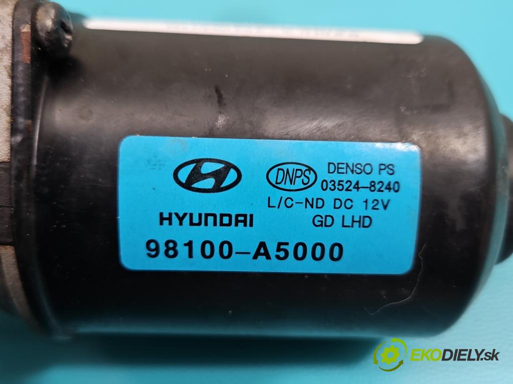 Hyundai I30 II 2012-2016 1.4 crdi 90 hp manual 66 kW 1396 cm3 5- motor stěračů přední 98100-A5000