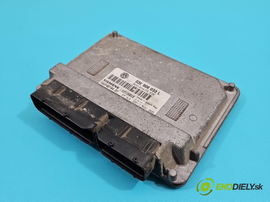 Vw Polo IV 9N 2001-2009 1.2 12V 64 HP manual 47 kW 1198 cm3 5- riadiaca jednotka motora 03E906033L