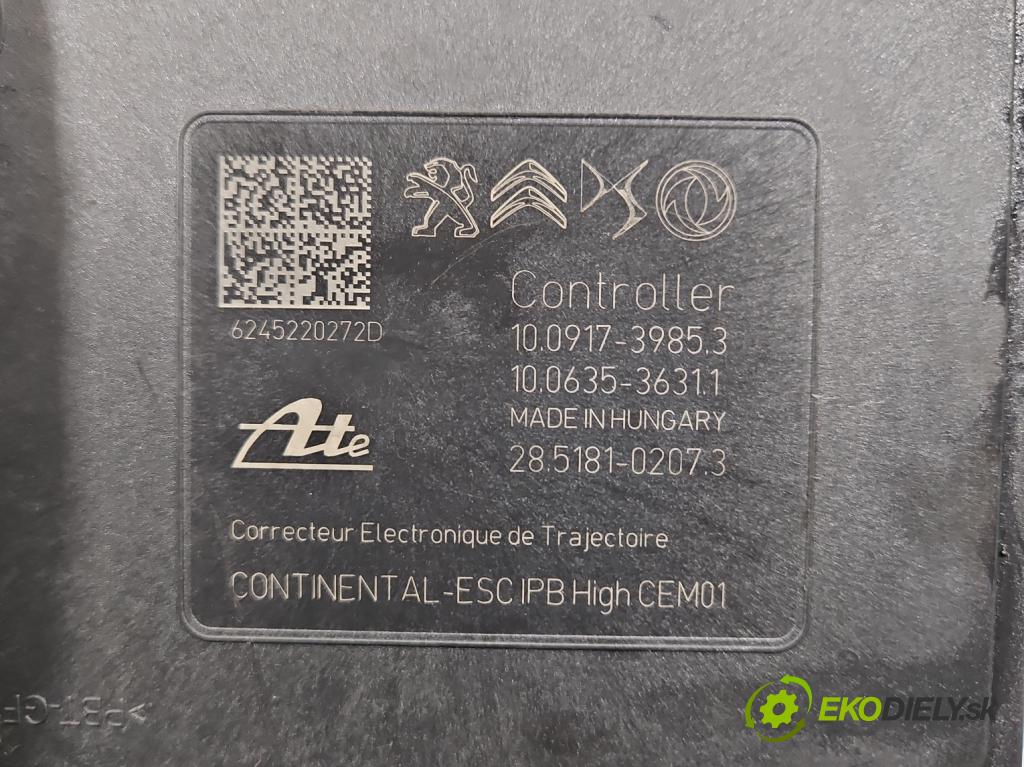 Opel Mokka B 2020 - 1.2 T 131 HP automatic 96 kW 1199 cm3 5- čerpadlo abs 9860815480 (Pumpa ABS)