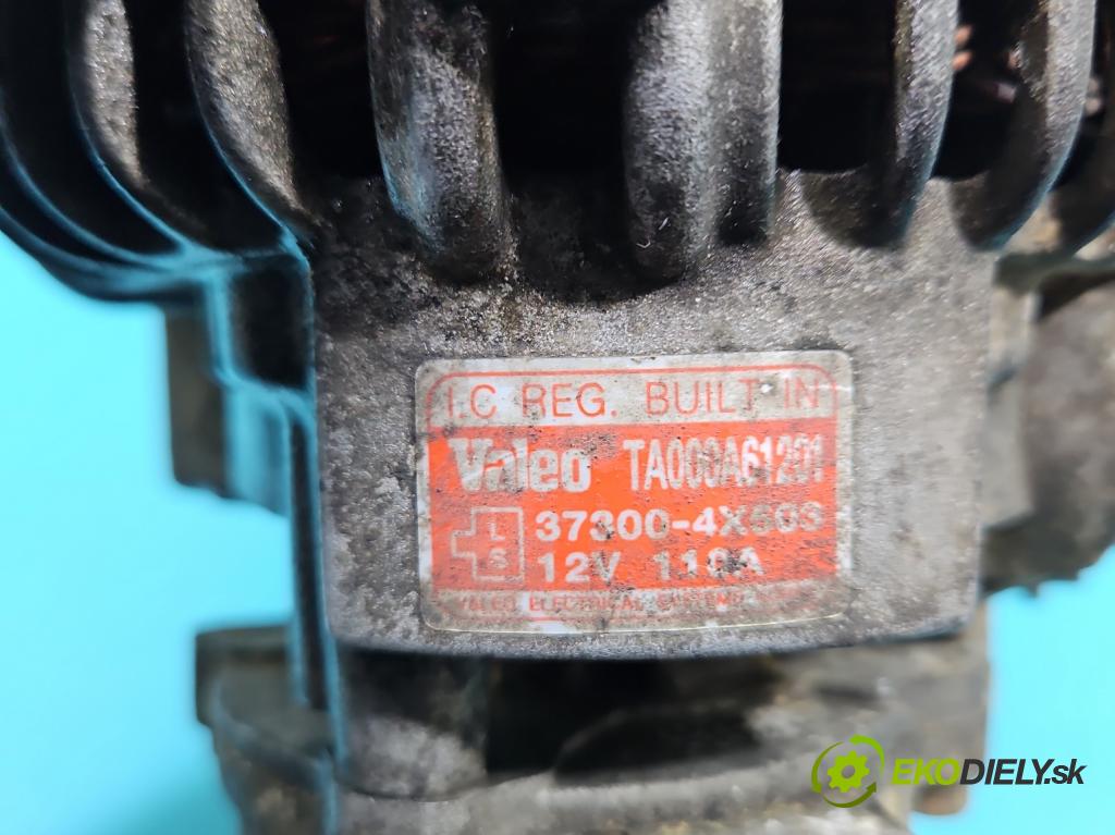 Hyundai Terracan 2.9 CRDi 163 HP manual 120 kW 2902 cm3 5- Alternator 37300-4X503 (Alternátor)