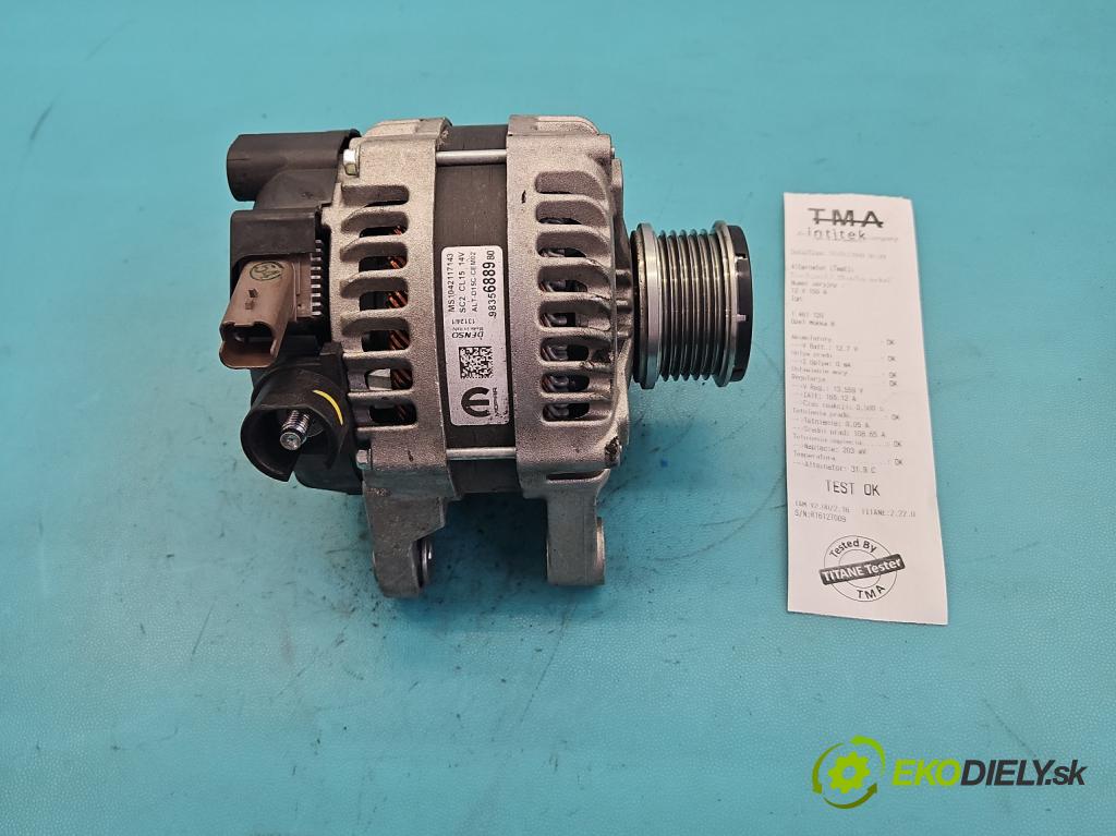 Opel Mokka B 2020 - 1.2 T 131 HP automatic 96 kW 1199 cm3 5- Alternator 9835688980 (Alternátor)