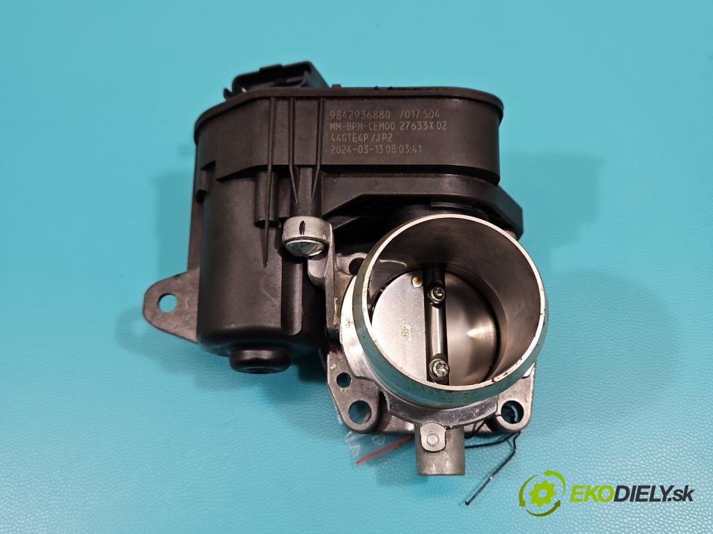 Opel Mokka B 2020 - 1.2 T 131 HP automatic 96 kW 1199 cm3 5- klapka 9842936880 (Škrtiaca klapka)