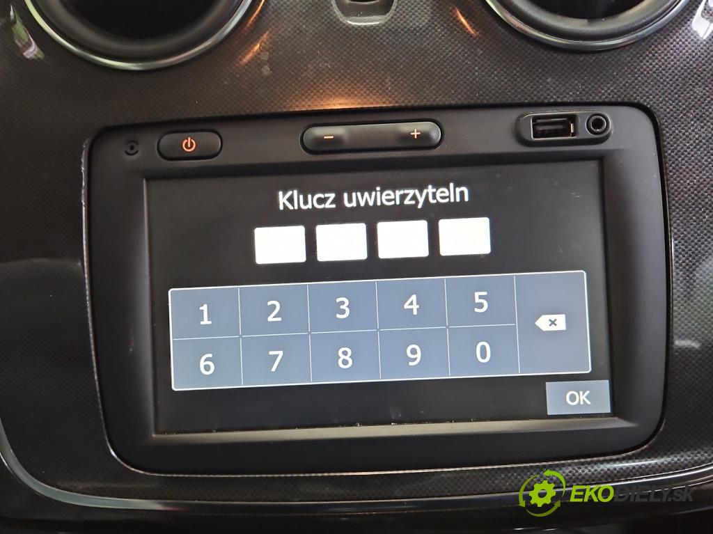 Dacia Sandero II 2012-2020 1.0 12V 73 HP manual 54 kW 999 cm3 5- Radio originál 281152755R
