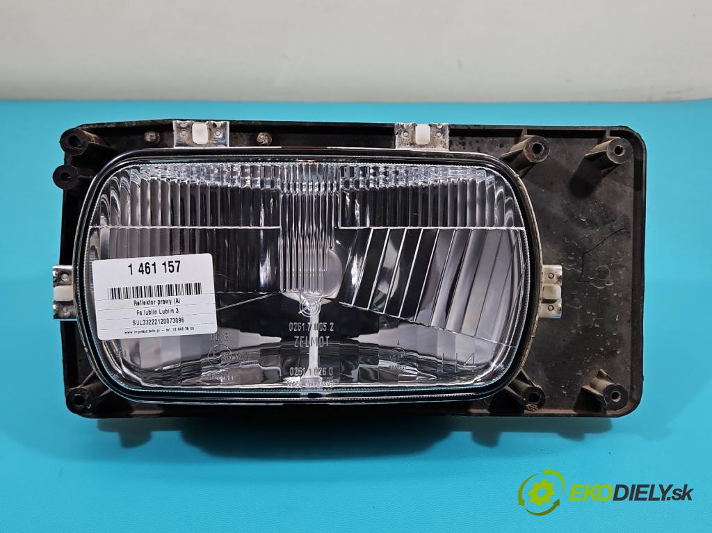 Fs lublin Lublin 3 2.4d 64 HP manual 47,4 kW 2417 cm3 5- Reflektor: pravý  (Svetlo predné pravé)