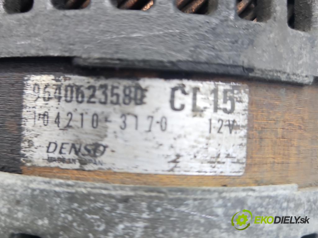 Peugeot 307 1.4 hdi 68 HP manual 50 kW 1398 cm3 5- Alternator 9640623580 (Alternátor)