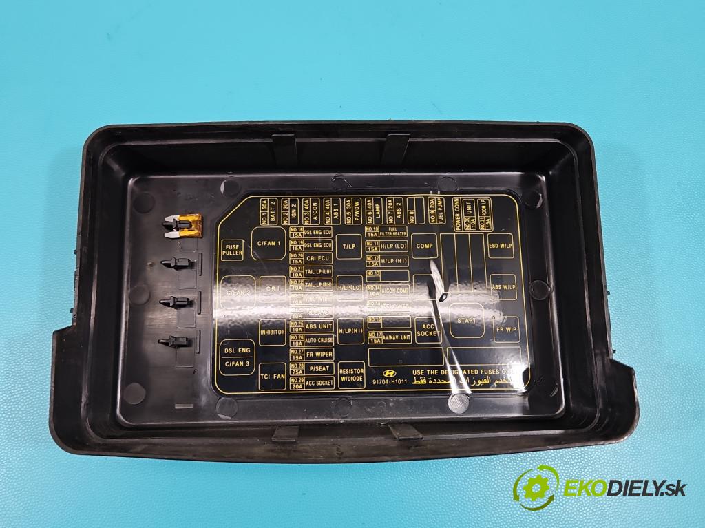 Hyundai Terracan 2.9 CRDi 163 hp manual 120 kW 2902 cm3 5- skříňka pojistková 1108053 (Pojistková skříňka)