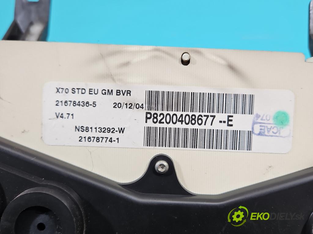 Opel Movano II 2003-2010 1.9 cdti 82 HP manual 60 kW 1870 cm3 5- prístrojovka/ budíky 8200408677 (Prístrojová doska)