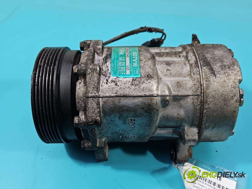 Seat Toledo II 1998-2004 1.9 tdi 90 HP manual 66 kW 1896 cm3 4- Kompresor: klimatizácie 1J0820803F (Kompresor klimatizácie)