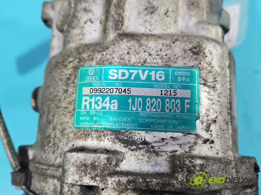 Seat Toledo II 1998-2004 1.9 tdi 90 HP manual 66 kW 1896 cm3 4- Kompresor: klimatizácie 1J0820803F (Kompresor klimatizácie)