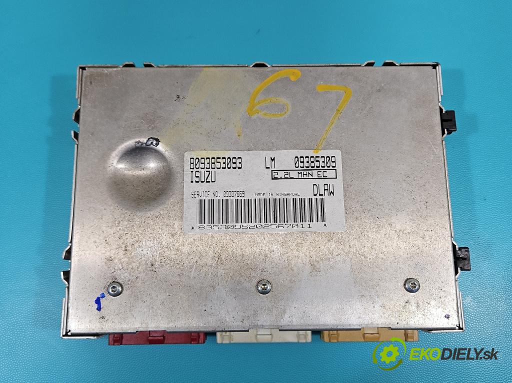 Opel Frontera B 1998-2004 2.2 16V 136 HP manual 100 kW 2198 cm3 5- riadiaca jednotka motora 8093853093