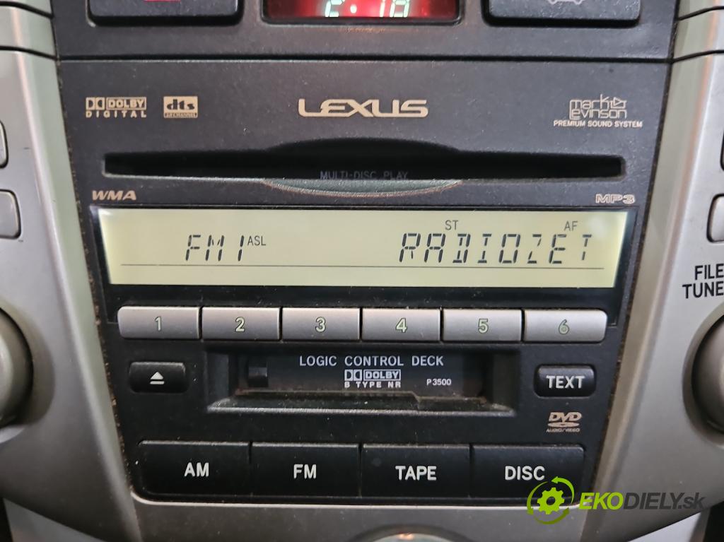 Lexus RX II 2003-2008 3.3 V6 211KM automatic 155 kW 3311 cm3 5- Radio originál 86120-48A60