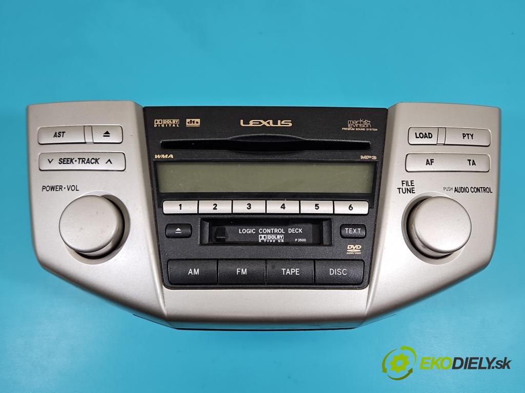 Lexus RX II 2003-2008 3.3 V6 211KM automatic 155 kW 3311 cm3 5- Radio originál 86120-48A60