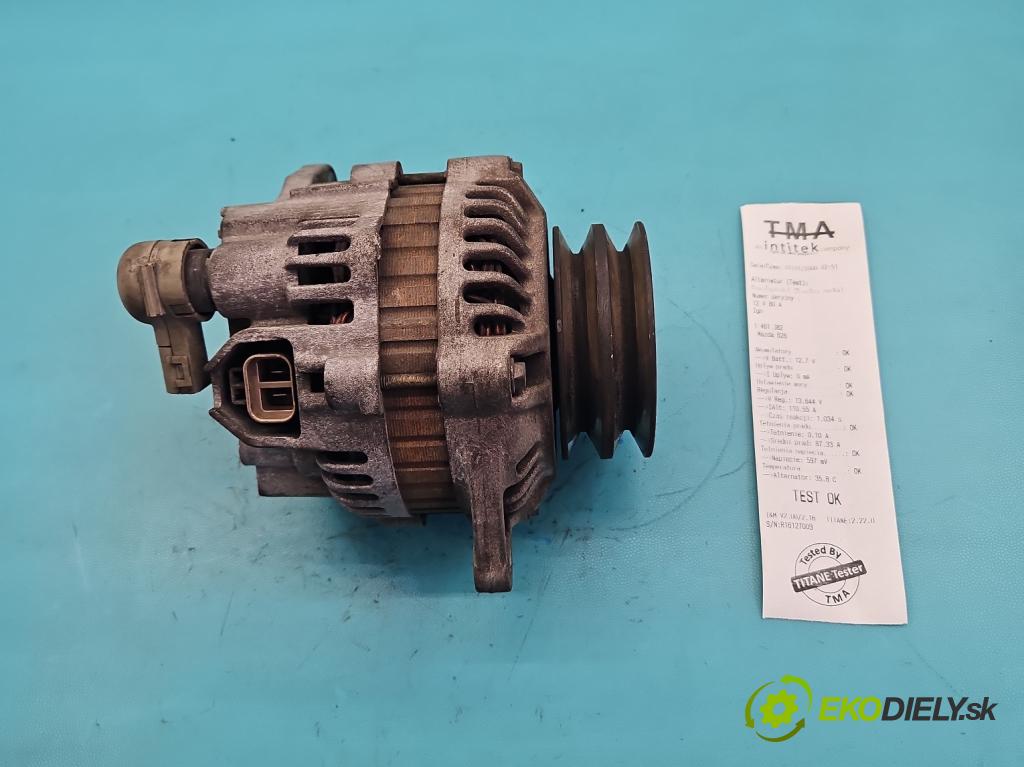 Mazda 626 2.0 ditd 101 HP manual 74 kW 1998 cm3 5- Alternator A2TB1298 (Alternátor)