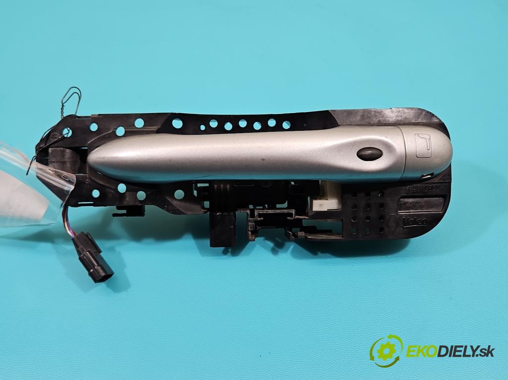 Renault Megane III 2008-2016 1.9 dci 131 HP manual 96 kW 1870 cm3 5- rukoväť predné ľavé mimo: 806070033R (Kľučka dverí vonkajšia predná ľavá)