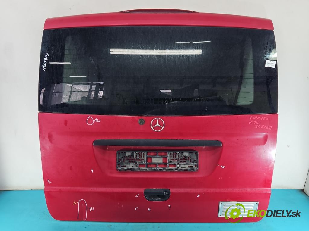 Mercedes Vito W639 2003-2014 2,2.0 cdi (651900) 136hp manual 100 kW 2143 cm3 5- zadní kufrové dveře  (Zadní kapota (kufr))