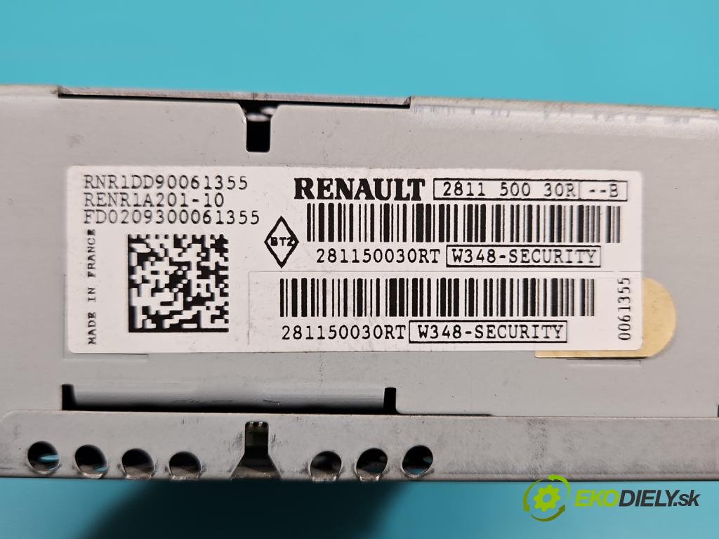 Renault Megane III 2008-2016 1.9 dci 131 HP manual 96 kW 1870 cm3 5- Radio originál 281150030RT