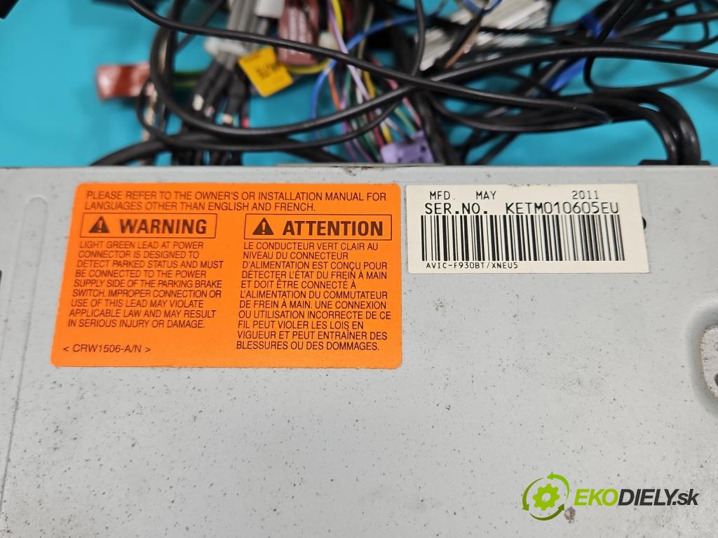 Peugeot 4007 2007-2012 2.2 hdi 156 HP automatic 115 kW 2179 cm3 5- Radio AVIC-F930BT