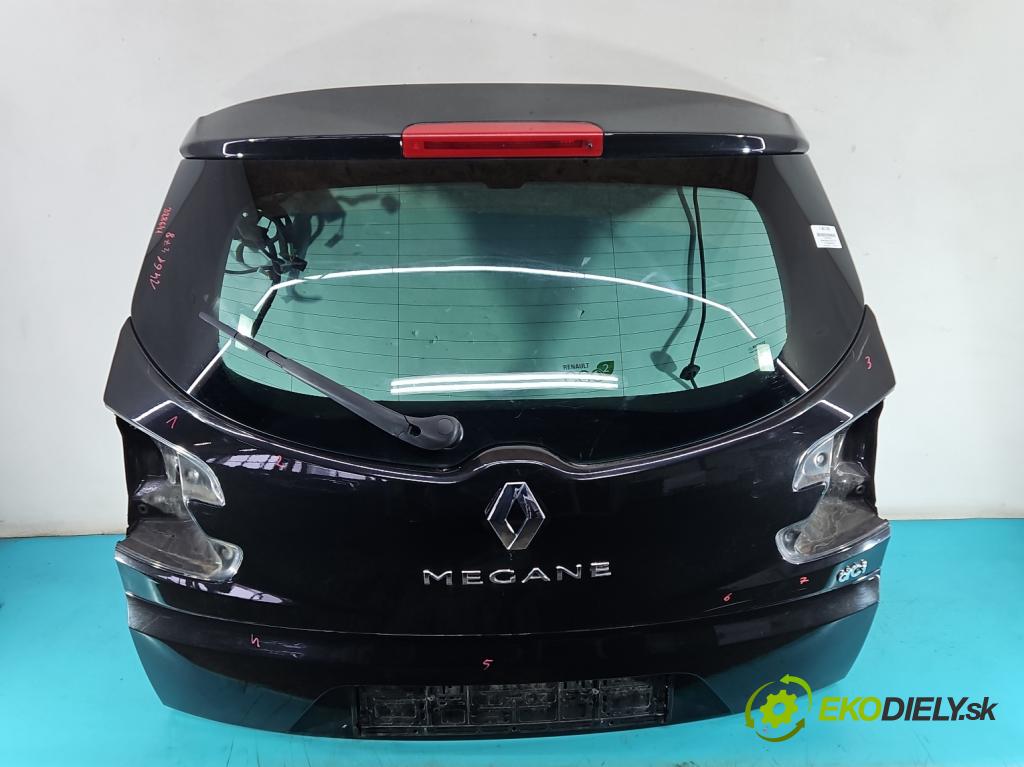 Renault Megane III 2008-2016 1.9 dci 131 hp manual 96 kW 1870 cm3 5- zadní kufrové dveře  (Zadní kapota (kufr))
