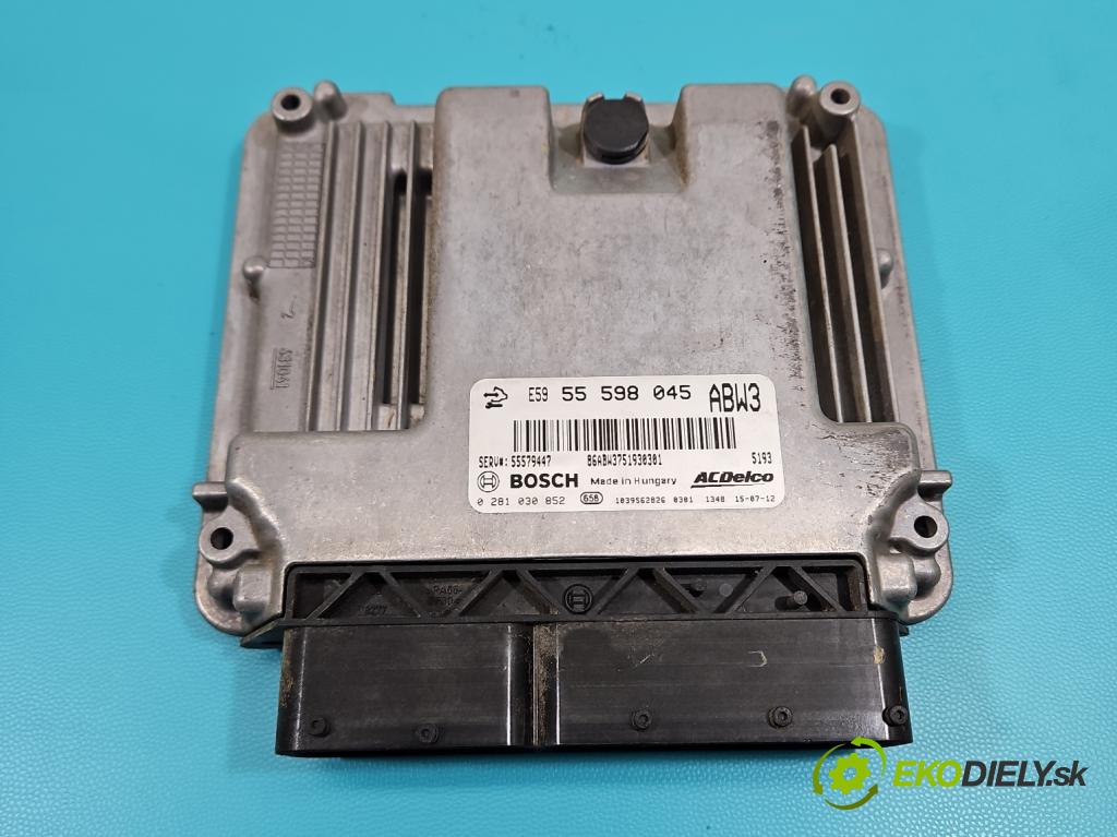 Opel Astra IV 2009-2015 2.0 cdti 165 HP automatic 121 kW 1956 cm3 5- riadiaca jednotka motora 0281030852