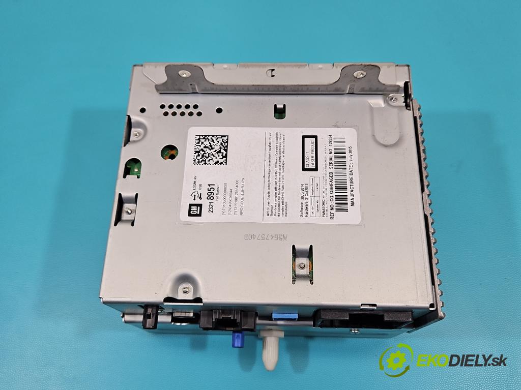 Opel Astra IV 2009-2015 2.0 cdti 165 HP automatic 121 kW 1956 cm3 5- Radio originál CQ-XG64FAGEB