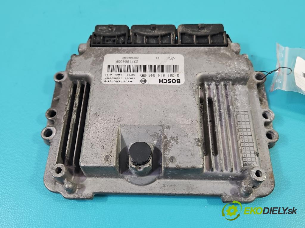 Renault Megane III 2008-2016 1.9 dci 131 HP manual 96 kW 1870 cm3 5- riadiaca jednotka motora 0281014546