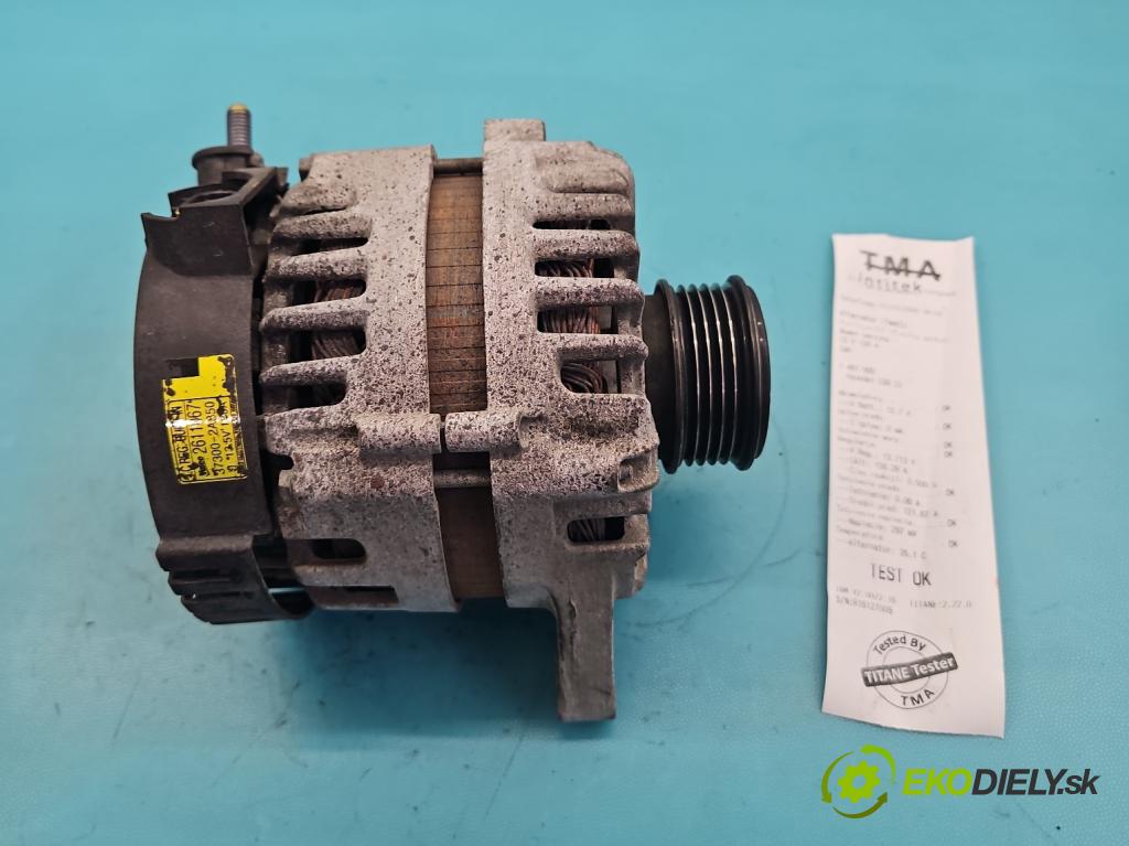 Hyundai I30 II 2012-2016 1.4 crdi 90 HP manual 66 kW 1396 cm3 5- Alternator 37300-2A850 (Alternátor)
