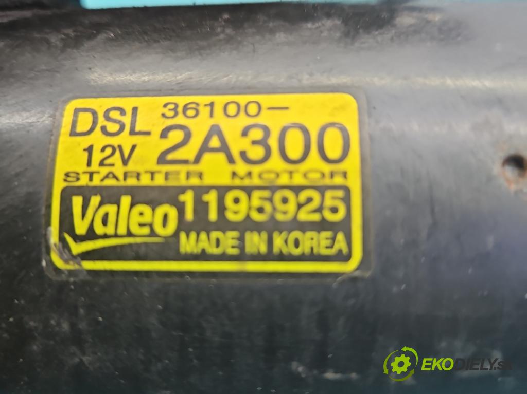 Hyundai I30 II 2012-2016 1.4 crdi 90 HP manual 66 kW 1396 cm3 5- štartér 36100-2A300 (Štartér)